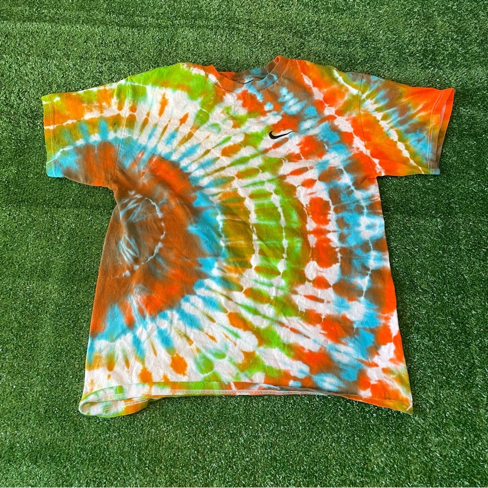 Custom Tie Dye Nike t-shirt